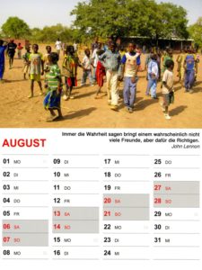 Kalender 2022 / August